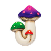 Triple Mushroom Stash Box | Multicolor | Top View