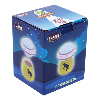 UFO Cow Ceramic Stash Jar | Packaging