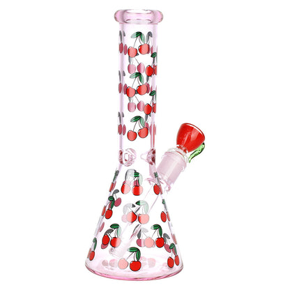 Very Cherry Beaker Bong | Regular Size | Back View