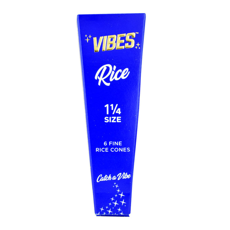 VIBES Rice Pre-Rolled Cones | 1 1/4 Size | Individual
