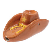 Wacky Bowlz Ceramic Hand Pipe | Cowboy Hat