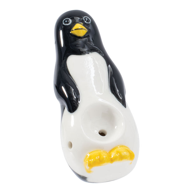 Wacky Bowlz Ceramic Hand Pipe | Penguin