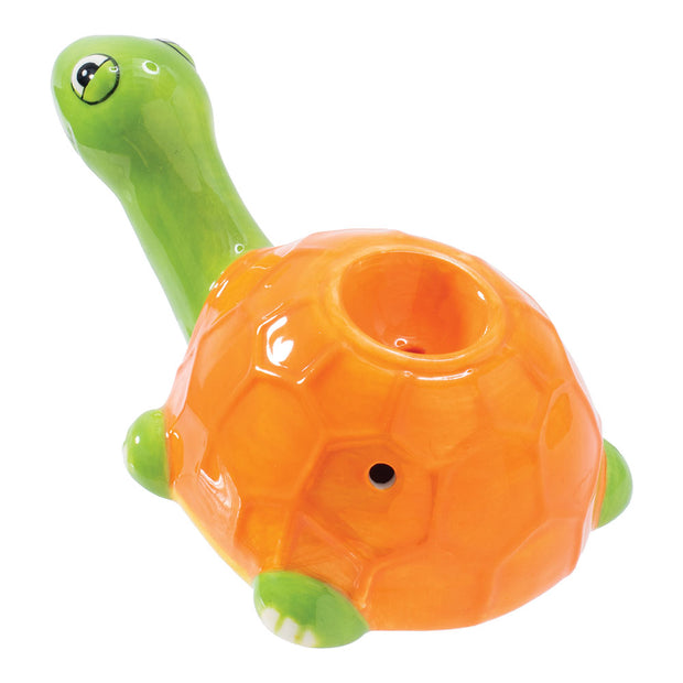 Wacky Bowlz Ceramic Hand Pipe | Sea Turtle