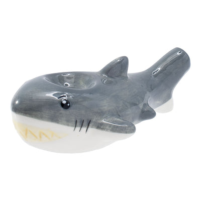 Wacky Bowlz Ceramic Hand Pipe | Shark