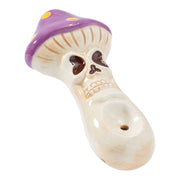 Wacky Bowlz Ceramic Hand Pipe | Skull Mushroom