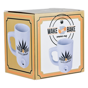 Wake & Bake Coffee Pipe Mug | Packaging
