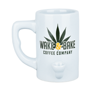 Wake & Bake Coffee Pipe Mug | Gray