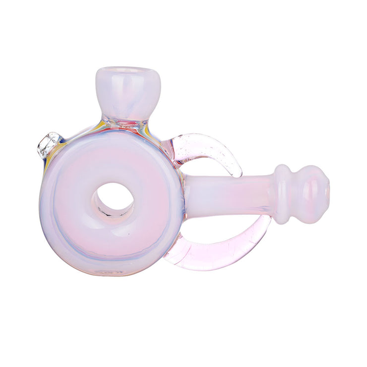 Whimsical Circular Hand Pipe | Side View