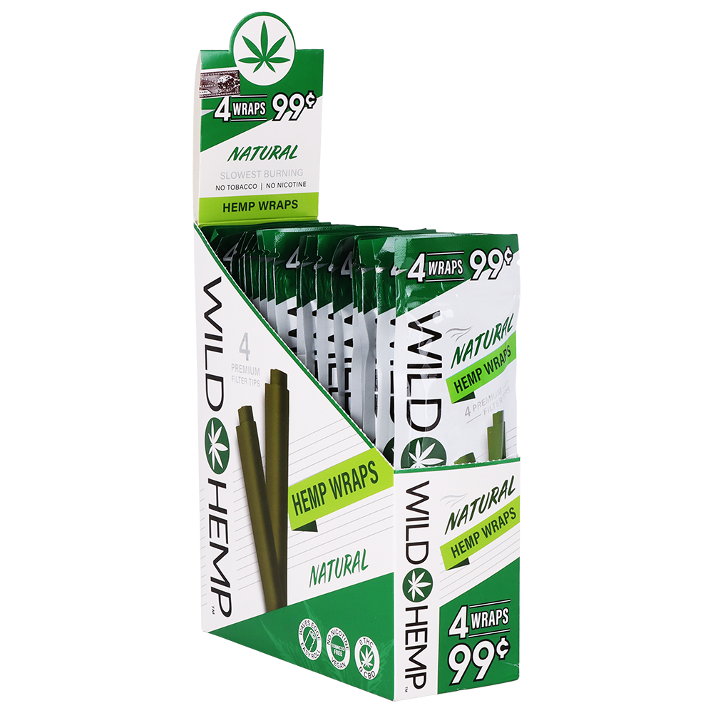 Wild Hemp Blunt Wraps | Natural