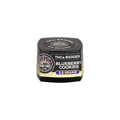 WNC CBD THCA Badder | Blueberry Cookies | 3.5 Gram Jar