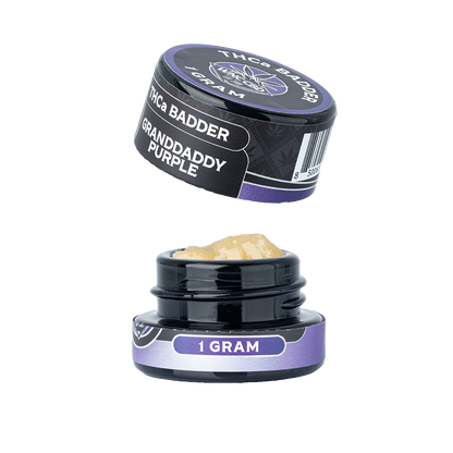 WNC CBD THCA Badder | Granddaddy Purple | 1 Gram Jar