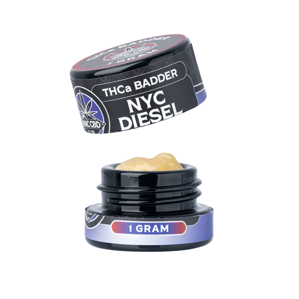 WNC CBD THCA Badder | NYC Diesel | 1 Gram Jar