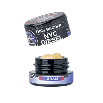 WNC CBD THCA Badder | NYC Diesel | 1 Gram Jar