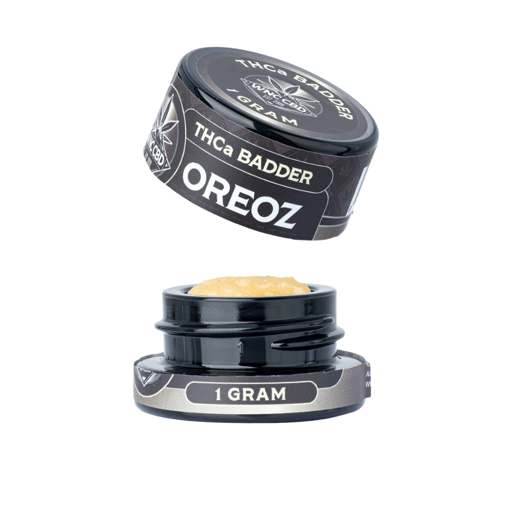 WNC CBD THCA Badder | Oreoz | 1 Gram Jar