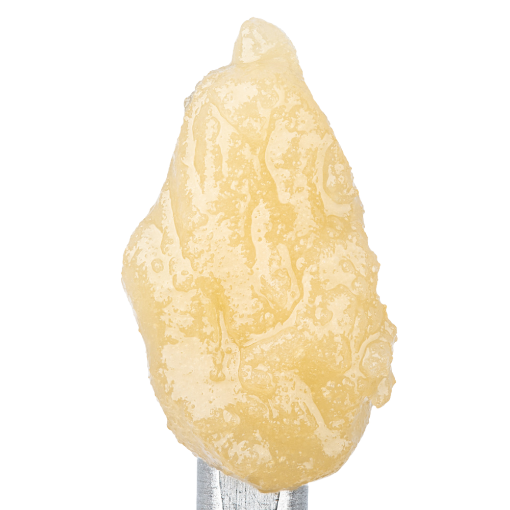 WNC CBD THCA Badder | Snowland | Close Up View