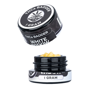 WNC CBD THCA Badder | White Widow | 1 Gram Jar