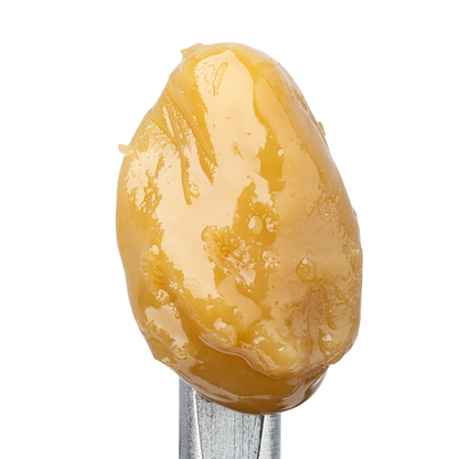 WNC CBD THCA Cold Cure Live Rosin | AK-47 | Close Up View