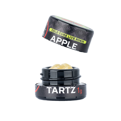 WNC CBD THCA Cold Cure Live Rosin | Apple Tartz | 1 Gram Jar