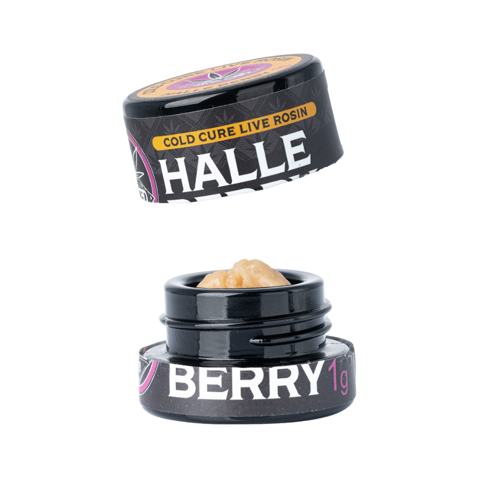 WNC CBD THCA Cold Cure Live Rosin | Halle Berry | 1 Gram Jar
