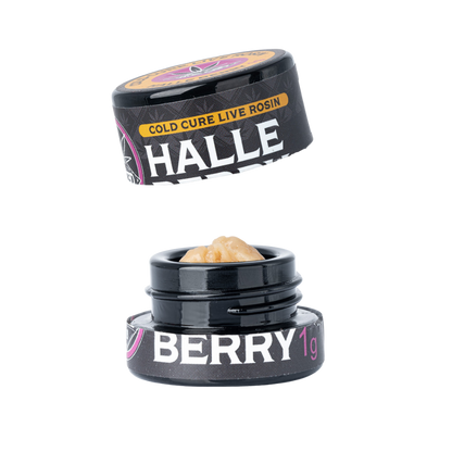 WNC CBD THCA Cold Cure Live Rosin | Halle Berry | 1 Gram Jar