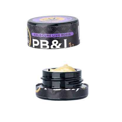 WNC CBD THCA Cold Cure Live Rosin | PB & J | 1 Gram Jar