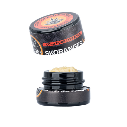 WNC CBD THCA Cold Cure Live Rosin | Skoranges | 1 Gram Jar