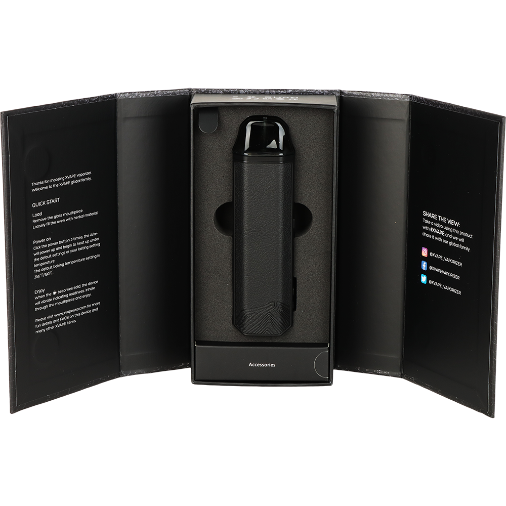 XVape Aria+ Dual Use Vaporizer | Packaging Open View