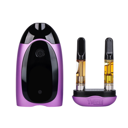 Yocan Dubb Dual 510 Cartridge Battery | Cartridges View & Magnetic Base Connector