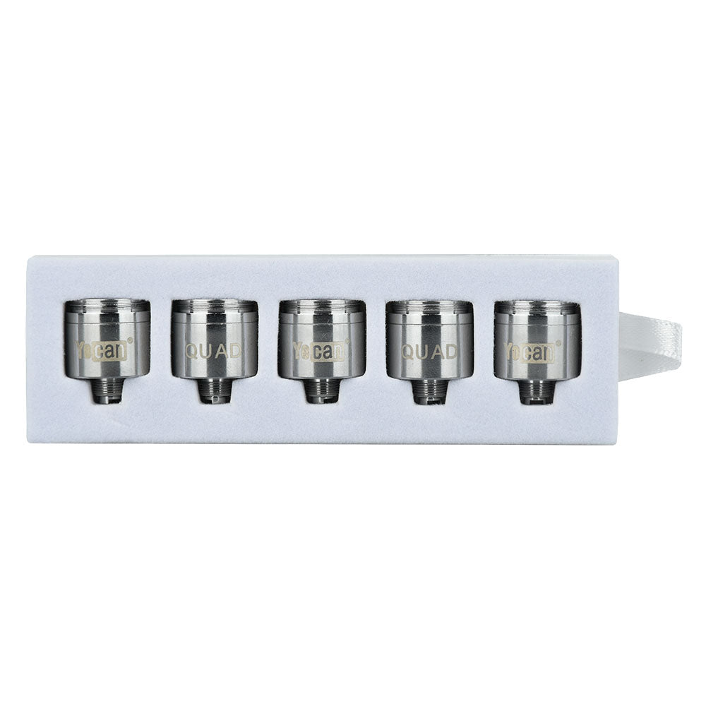 Yocan Evolve Plus XL Quad Quartz Coils | 5 Piece Set
