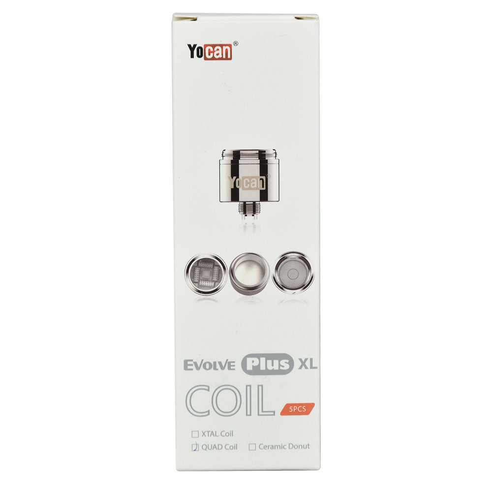 Yocan Evolve Plus XL Quad Quartz Coils | Packaging