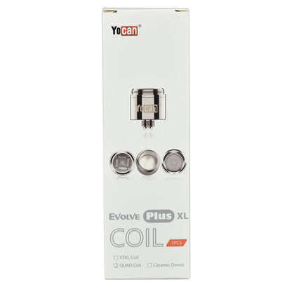 Yocan Evolve Plus XL Quad Quartz Coils | Packaging