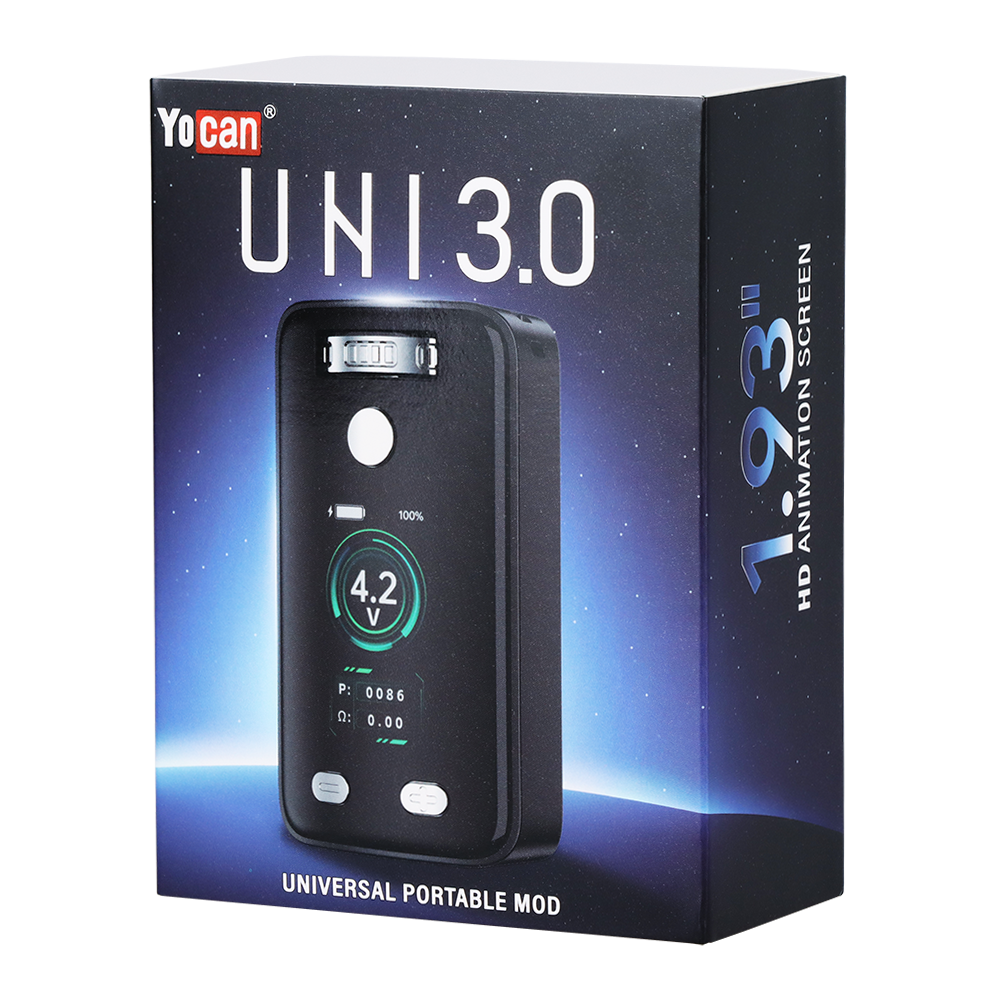 Yocan UNI 3.0 Portable Box Mod | Packaging | Front View