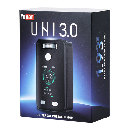 Yocan UNI 3.0 Portable Box Mod | Packaging | Front View