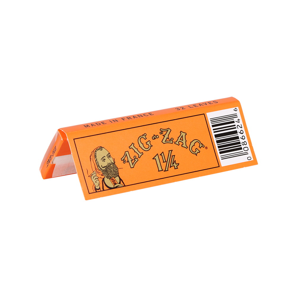 Zig Zag Orange Rolling Papers | 1 1/4 Inch | Single Booklet