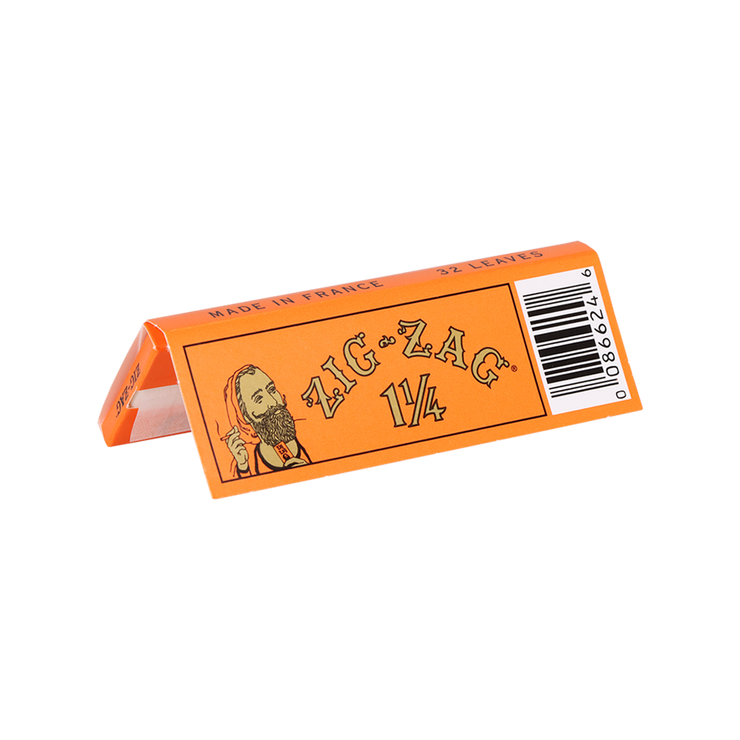 Zig Zag Orange Rolling Papers | 1 1/4 Inch | Single Booklet