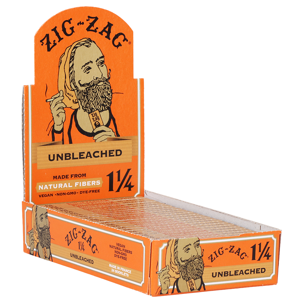 Zig Zag Unbleached Rolling Papers | Full Box
