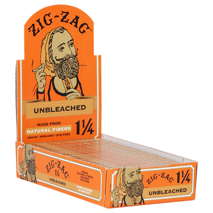 Zig Zag Unbleached Rolling Papers | Full Box
