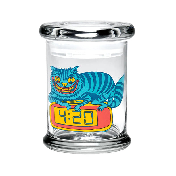 Pulsar 420 Jars x Killer Acid | Medium Pop Top Jar | 4:20 Cat