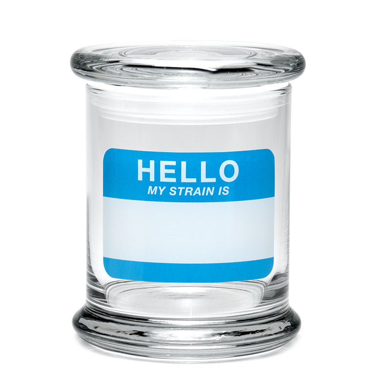 Pulsar 420 Jars | Large Write & Erase Pop Top Jar | Hello