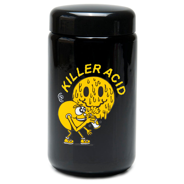 Pulsar 420 Jars x Killer Acid | Extra Large UV Screw Top Jar | Miles of Smiles