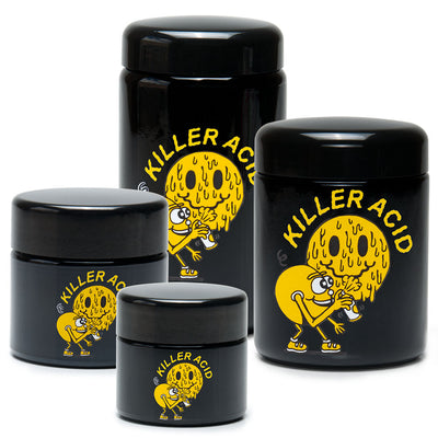 Pulsar 420 Jars x Killer Acid | UV Screw Top Jar | Miles of Smiles