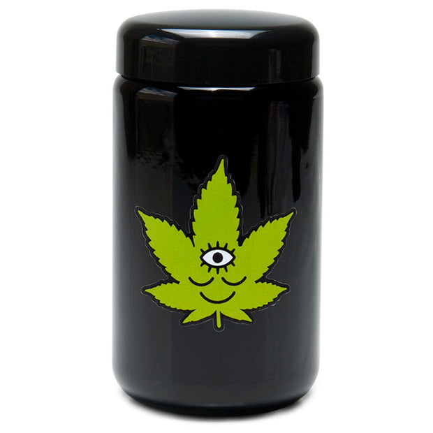 Pulsar 420 Jars x Wokeface | Extra Large UV Screw Top Jar | Toke Face