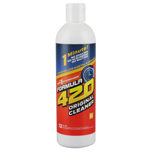 Formula 420 Original Cleaner 12 Pack | Glass Cleaner | Cleaner Value Pack |  Safe on Glass, Metal, Ceramic, Quartz and Pyrex | Cleaner (12 oz - 12