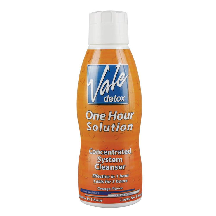 Vale Detox One Hour Solution | 16oz | Orange Flavor
