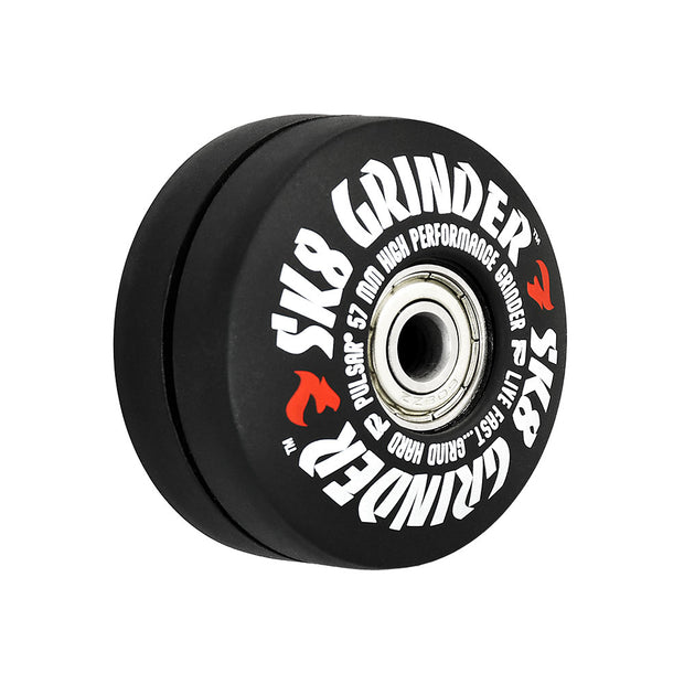 Skateboard Wheel Weed Grinder | Black