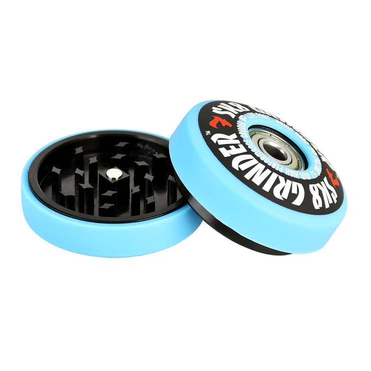 Skateboard Wheel Weed Grinder | Blue