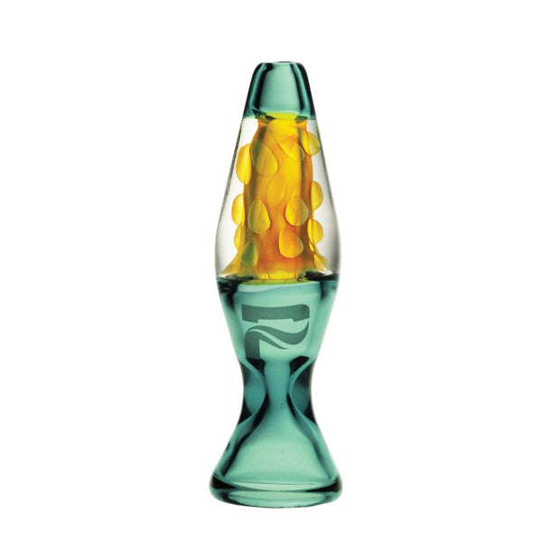 Pulsar Lava Lamp One Hitter Pipe | Teal