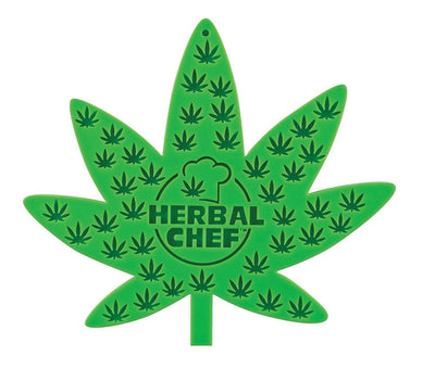 Herbal Chef Hemp Leaf Silicone Trivet/ Pot Holder