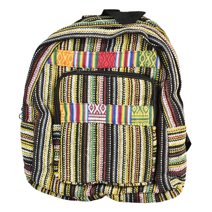 ThreadHeads Striped Backpack w/ Rainbow Accents