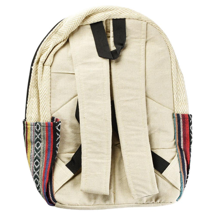 ThreadHeads Hemp Multi-Zipper Backpack